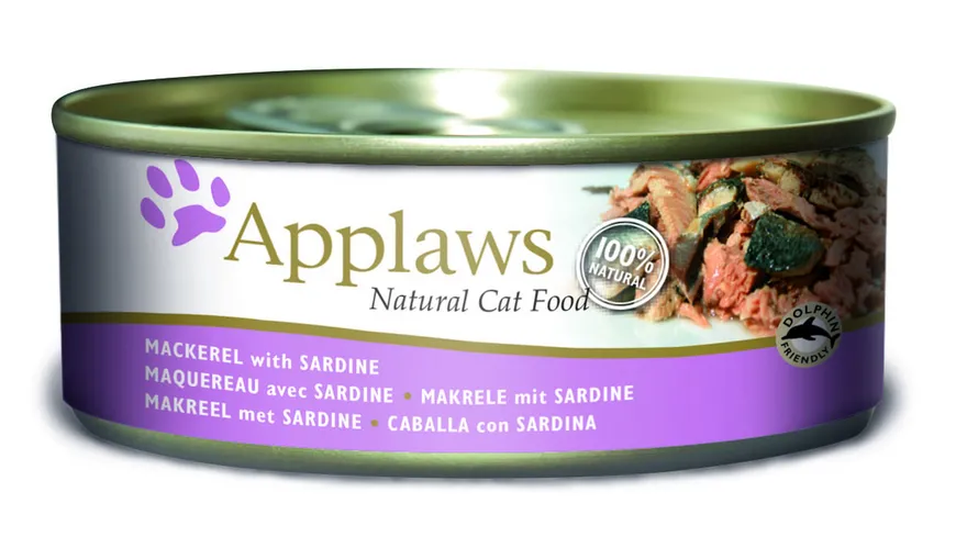 Applaws Katzennassfutter Makrele & Sardine 156g 156 g
