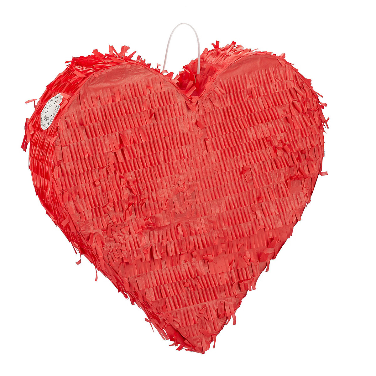 Rote Pinata in Herz-Form