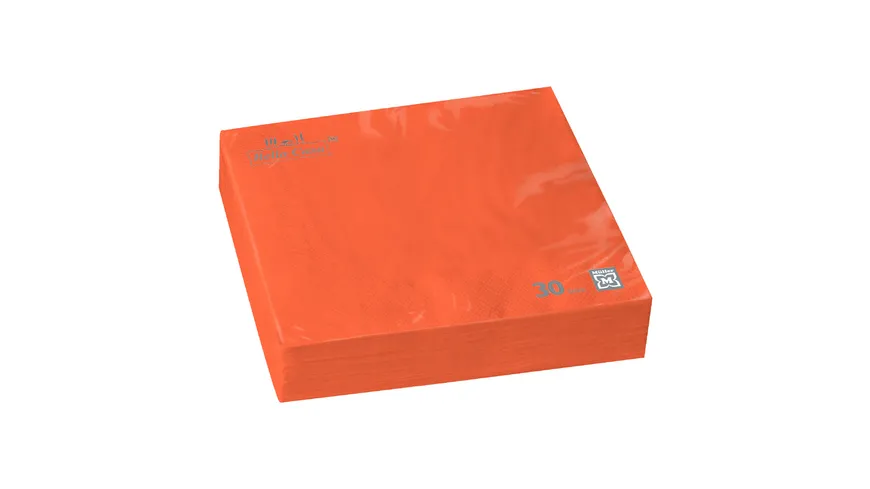 Bella Casa Servietten 33x33cm orange dunkelorange