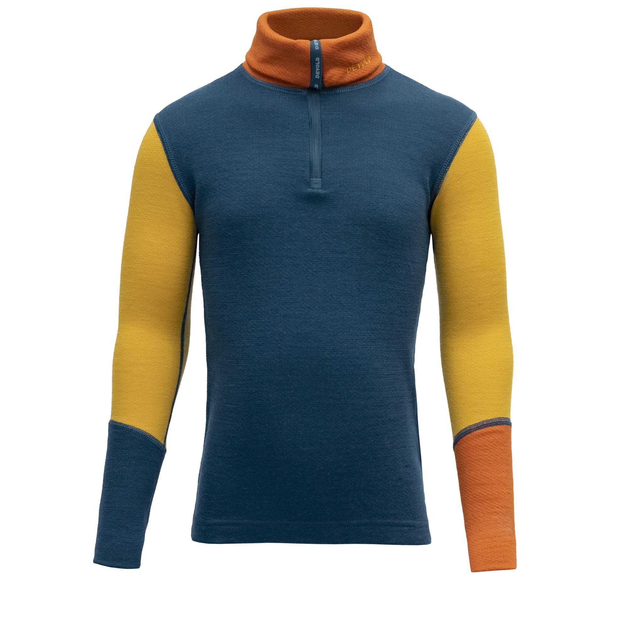 Devold Langarmbluse Devold Expedition Merino Zip Neck Kid Kinder