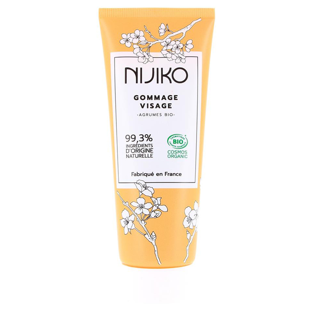 nijiko Gommage Visage Bio - Peau Mixte à Grasse Exfoliant et gommage