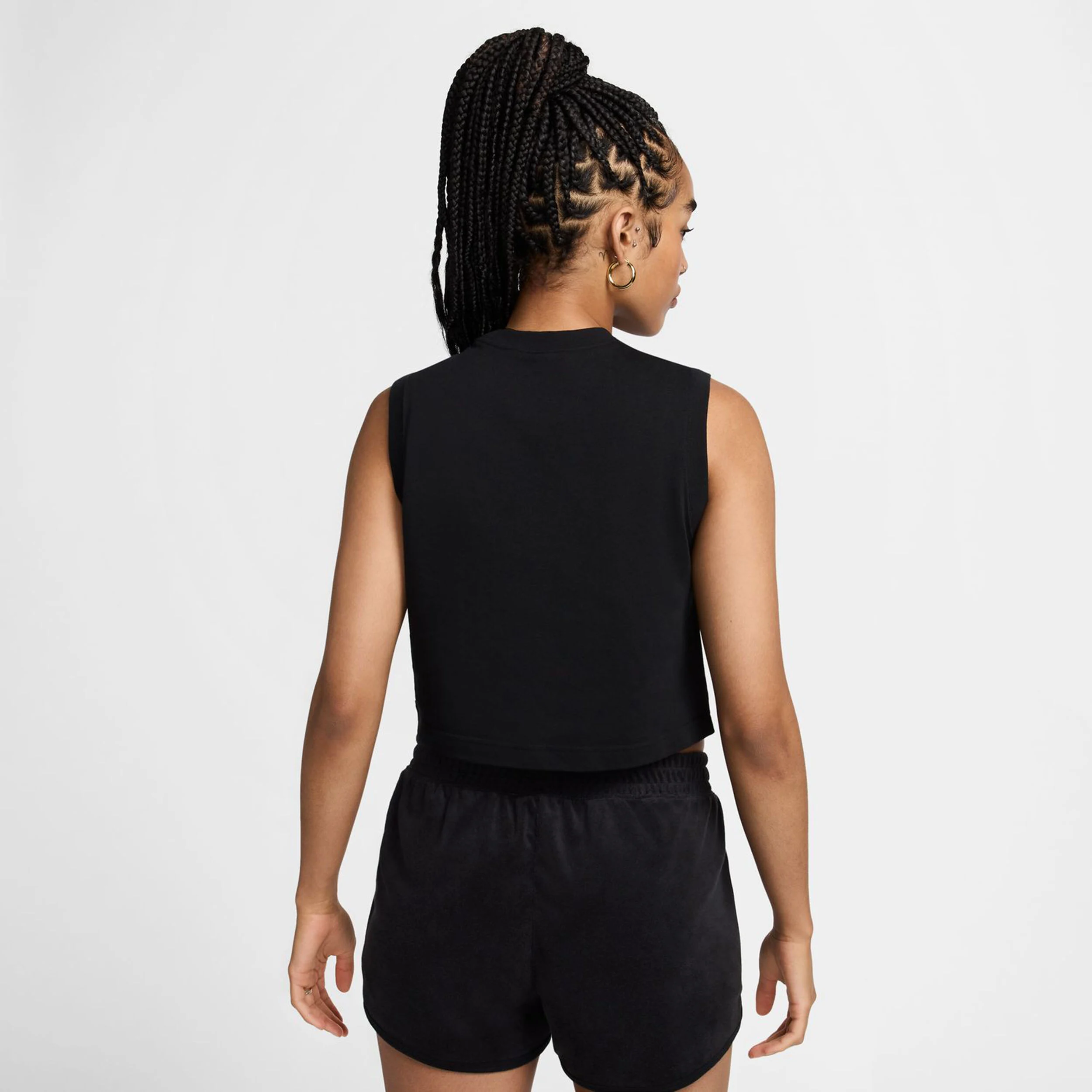 Court Heritage Tank-Top Damen - Schwarz