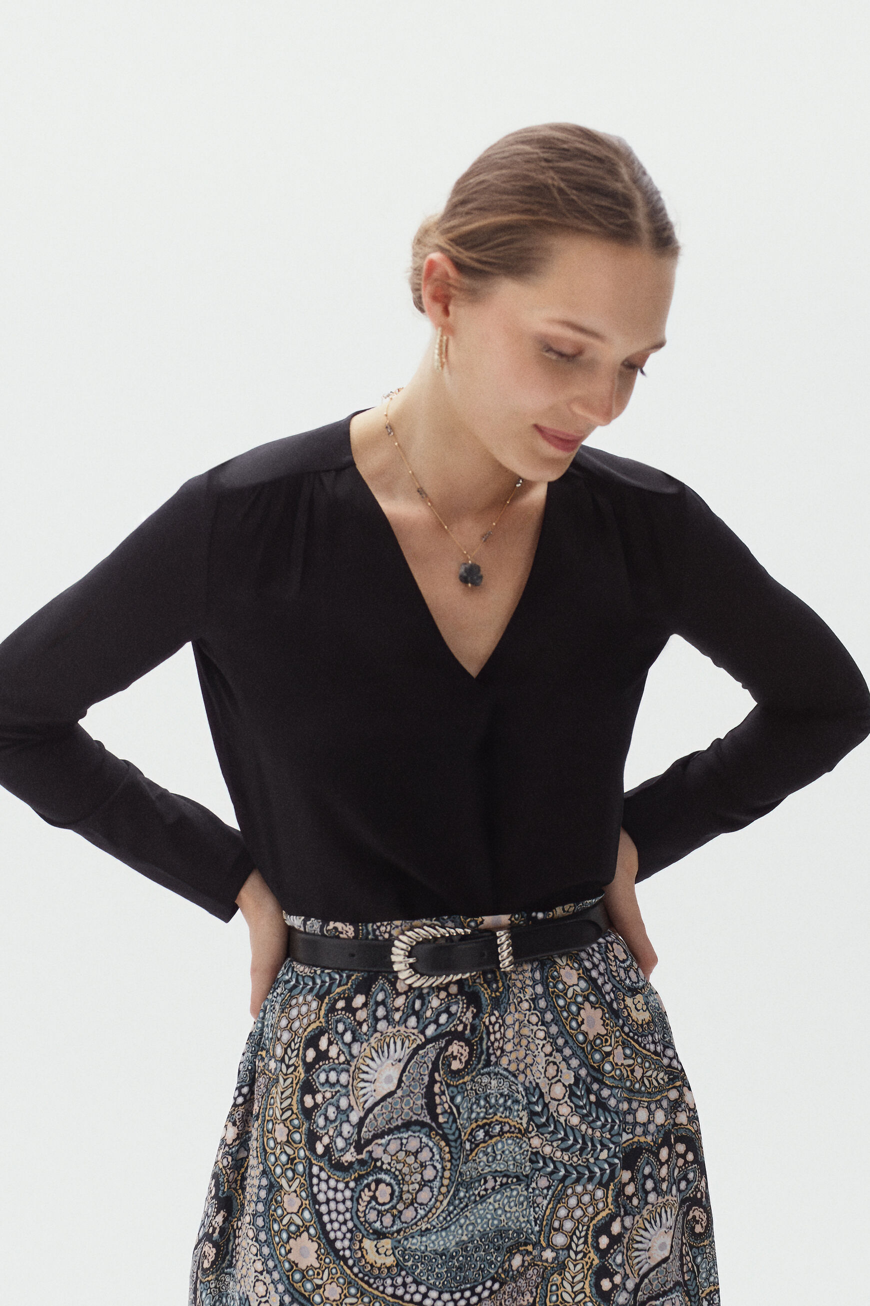 t-shirt wyatt noir femme