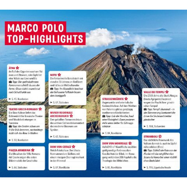 MARCO POLO REISEFÜHRER SIZILIEN, LIPARISCHE INSELN