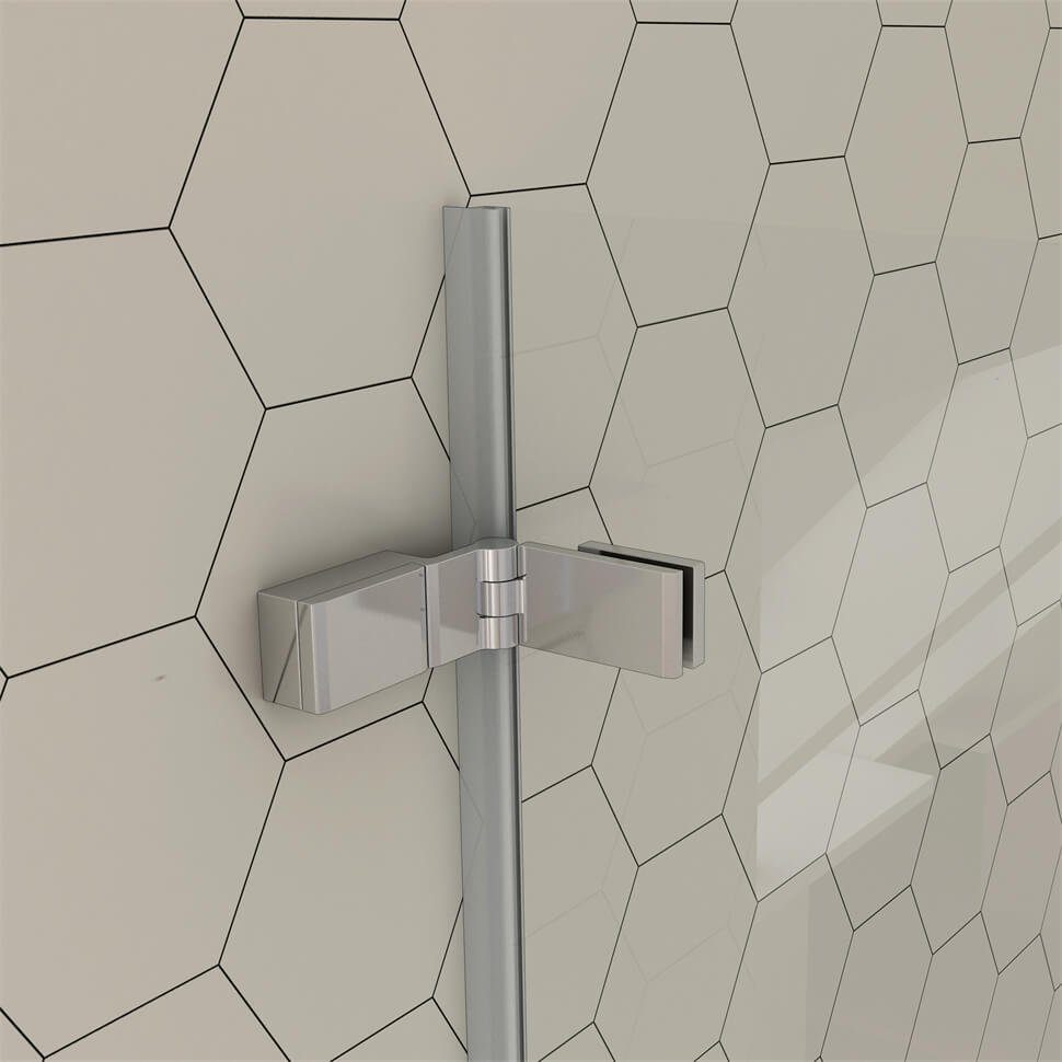 duschspa Badewannenaufsatz Badewannenaufsatz 2-teilig Faltwand Glaswand Duschkabine Dusche, Einscheibensicherheitsglas, Sicherheitsglas, (Set), Glas