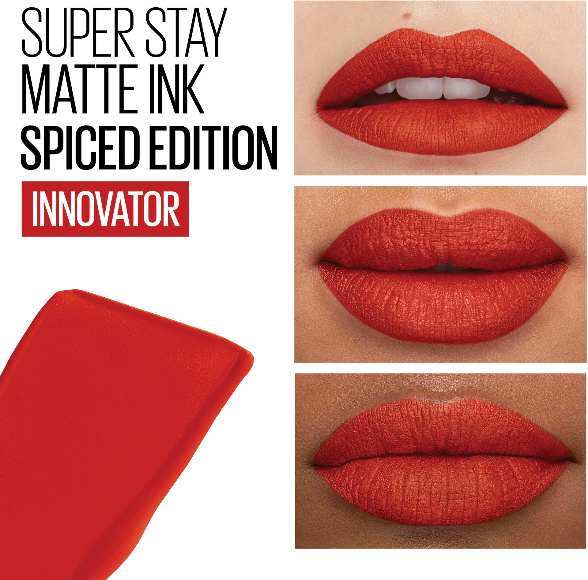 MAYBELLINE NEW YORK Lippenstift Super Stay Matte Ink Spiced Up