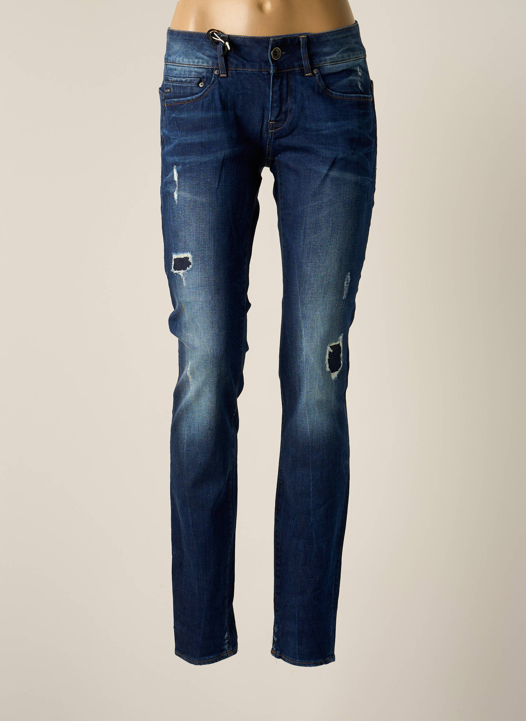 G Star Jeans Skinny Femme couleur bleu
