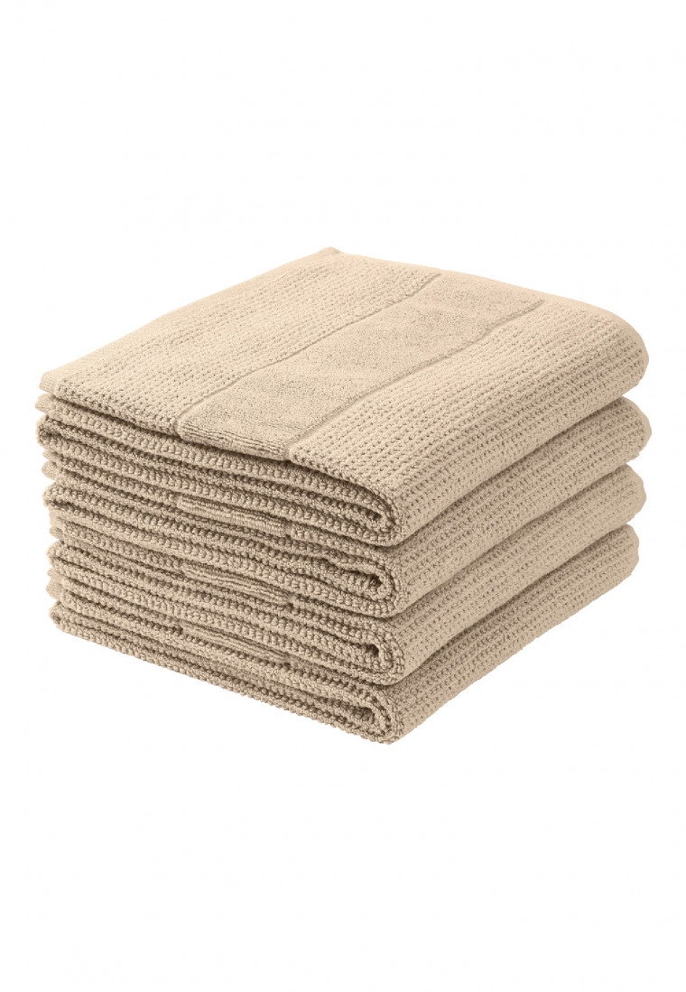 Handtuch 4er-Pack 50x100 cm sahara - SCHIESSER Home
