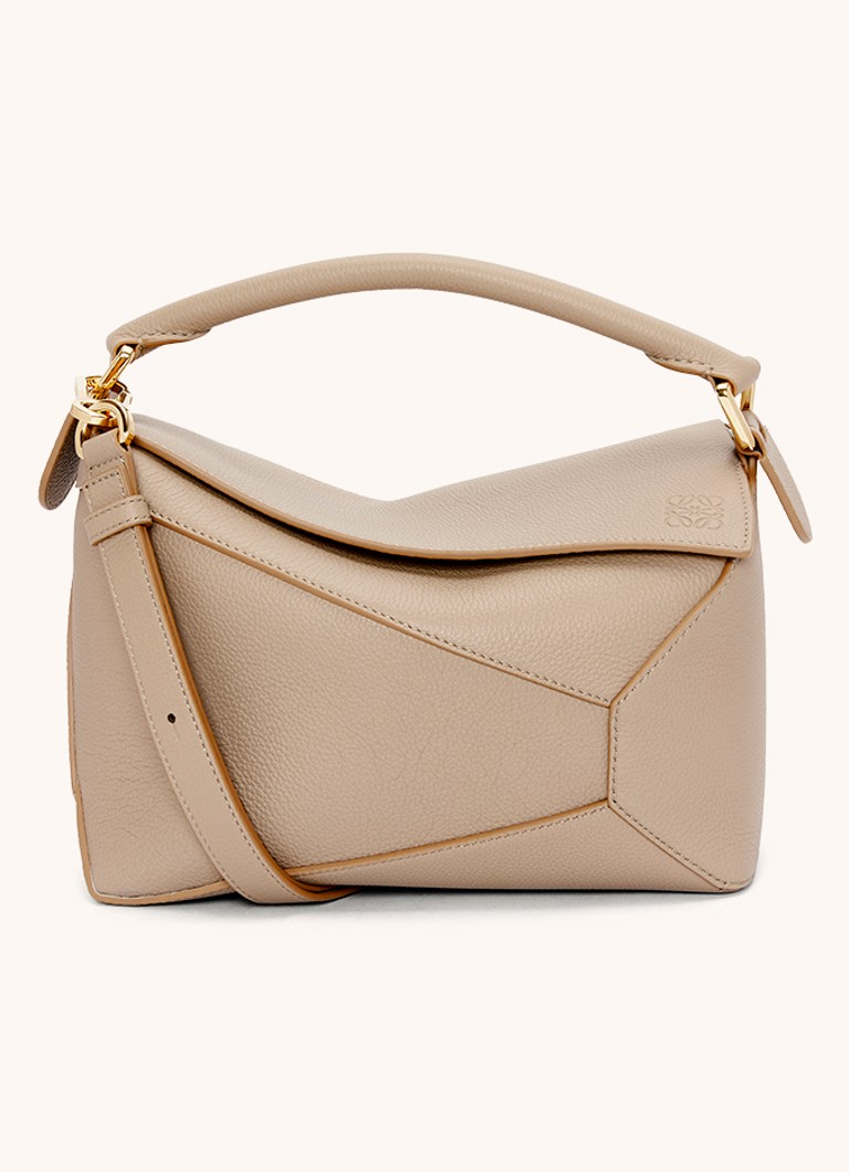 LOEWE Puzzle Edge maza rokassomiņa no teļādas