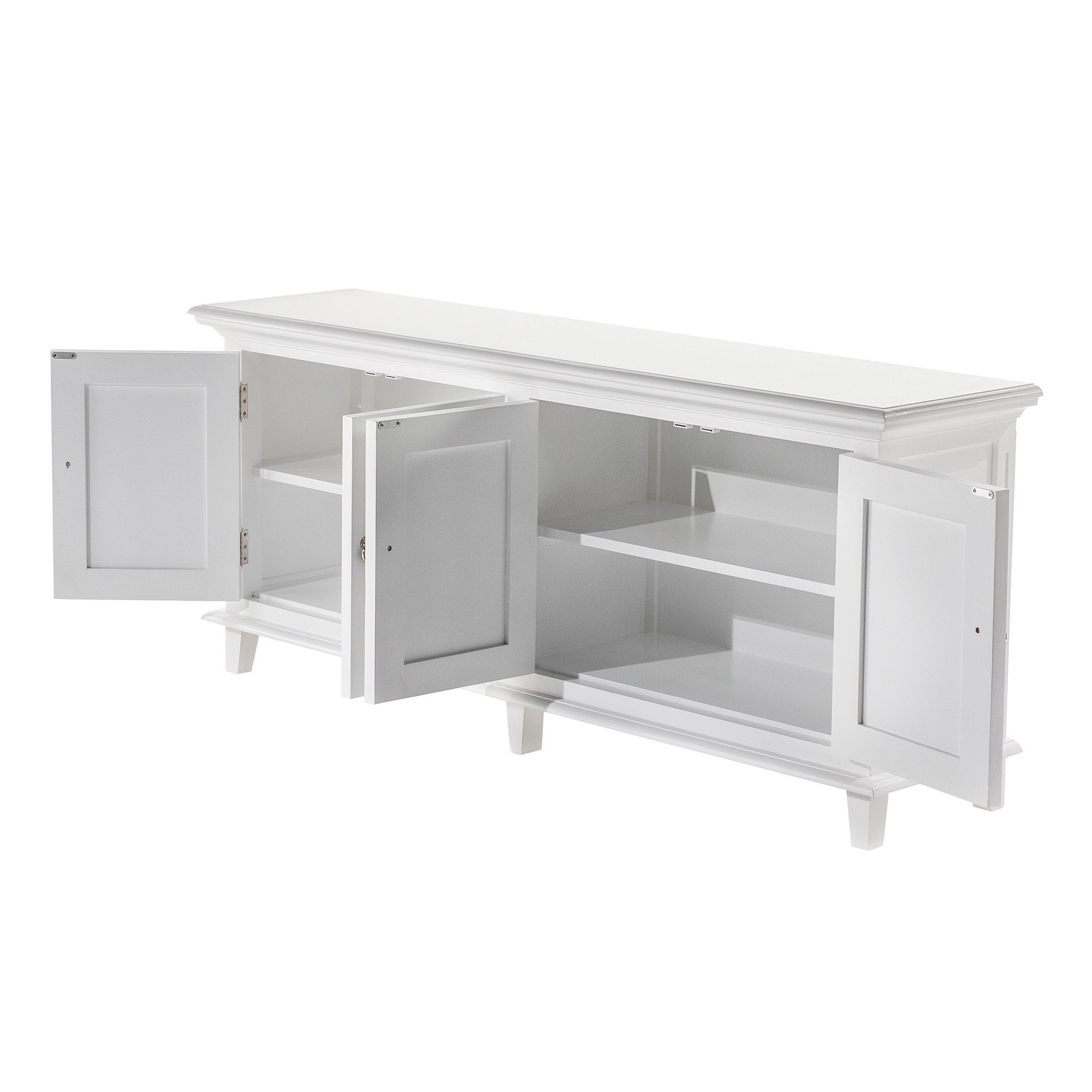 Novasolo Küchenbuffet Skansen Verstellbare Regale, Double-Bay Hutch Kabinett