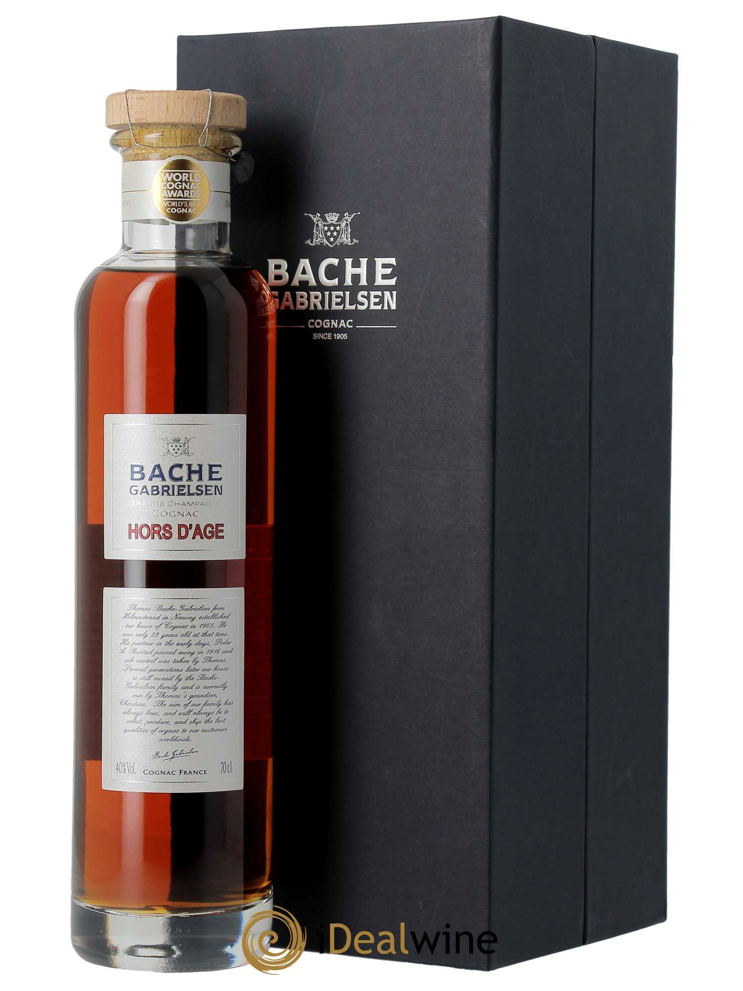 Cognac Bache Gabrielsen Hors d'âge   - Lot de 1 Bouteille