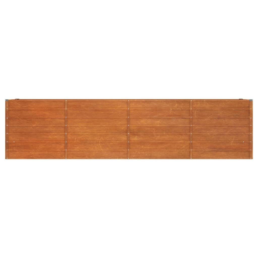 vidaXL Hochbeet Hochbeet Rostig 320x40x77 cm Cortenstahl (1 St)