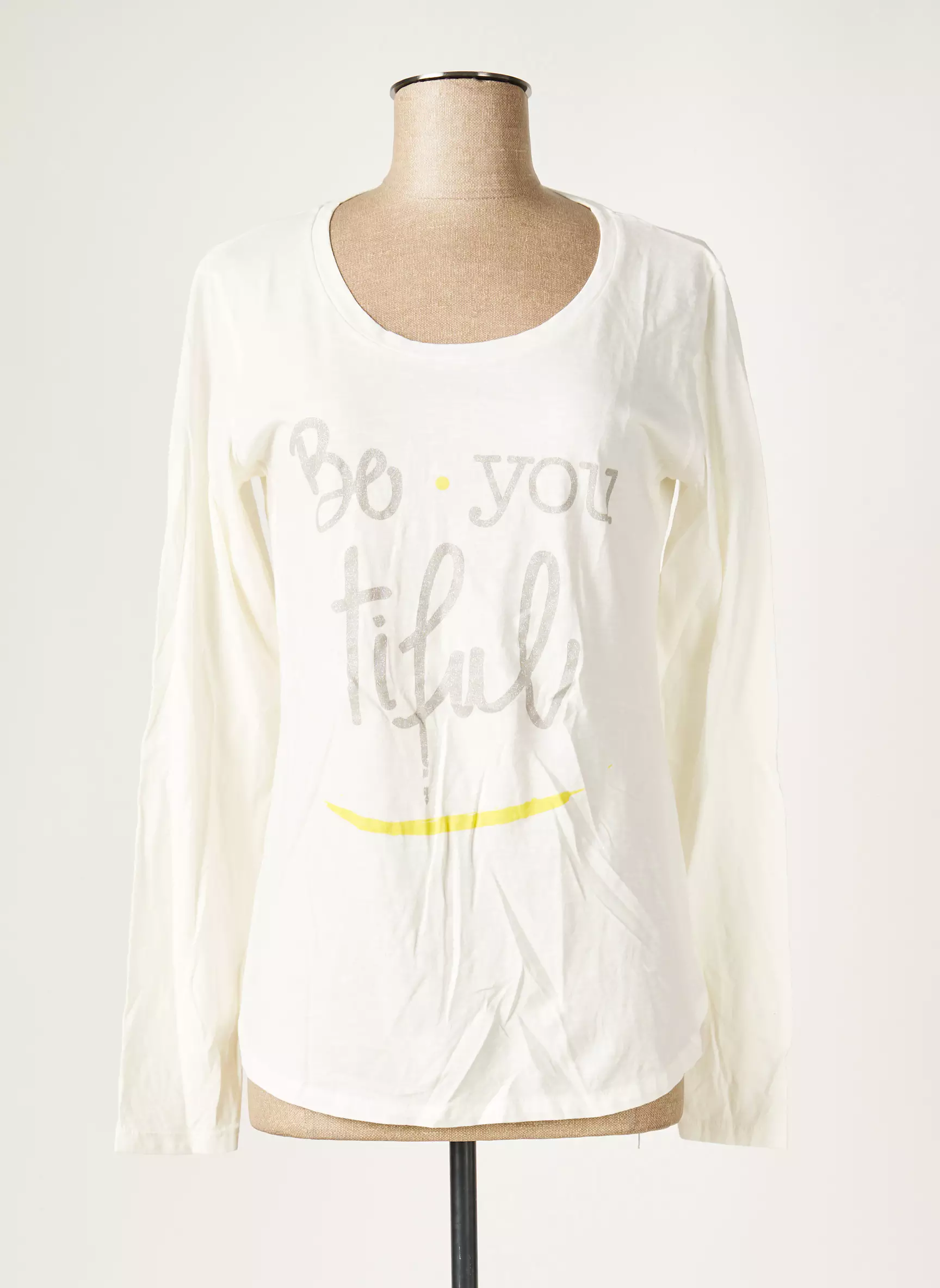 Miss Captain Tshirts Femme couleur blanc