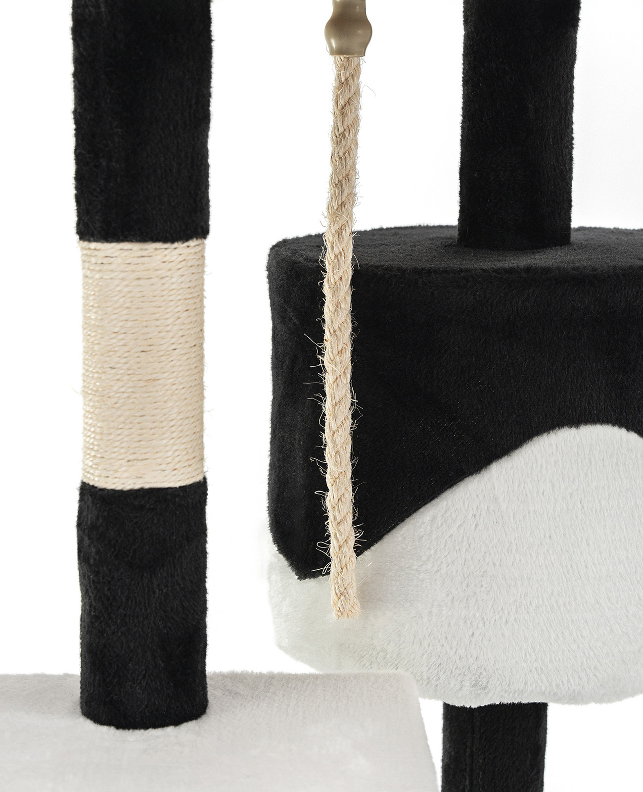 Lionto Kratzbäume Lionto Kratzbaum Höhe 112 cm schwarz/ weiß