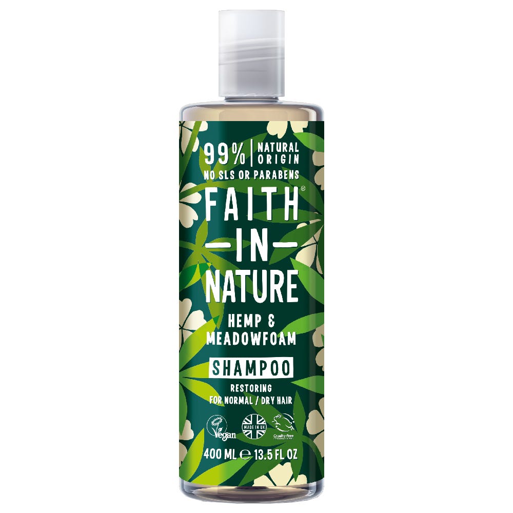 Faith in Nature Hemp & Meadowfoam Shampoo 400 ml