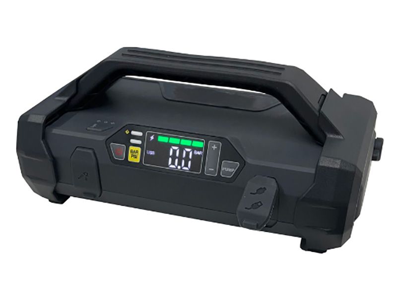 Lithium-Starterbooster mit Kompressor