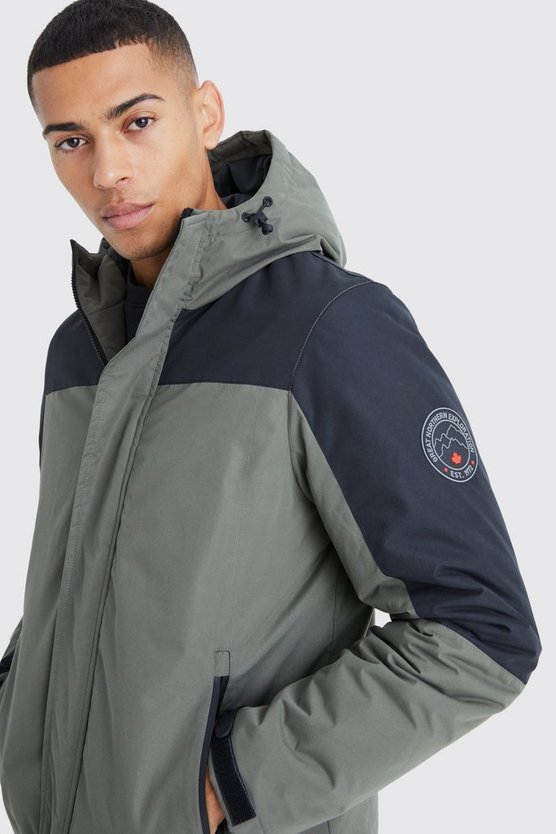 Colorblock Parka