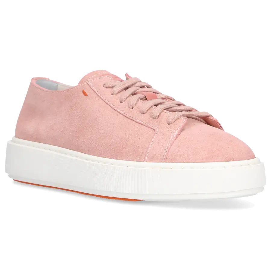 Santoni - Sneaker low 60780 Veloursleder - pink