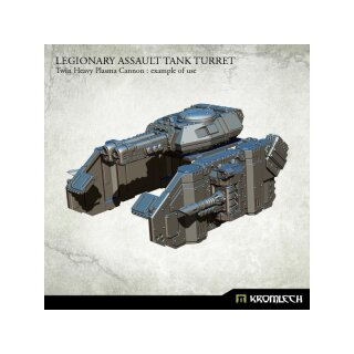 Legionary Assault Tank Turret: Twin Heavy  Plasma Cannon (1)