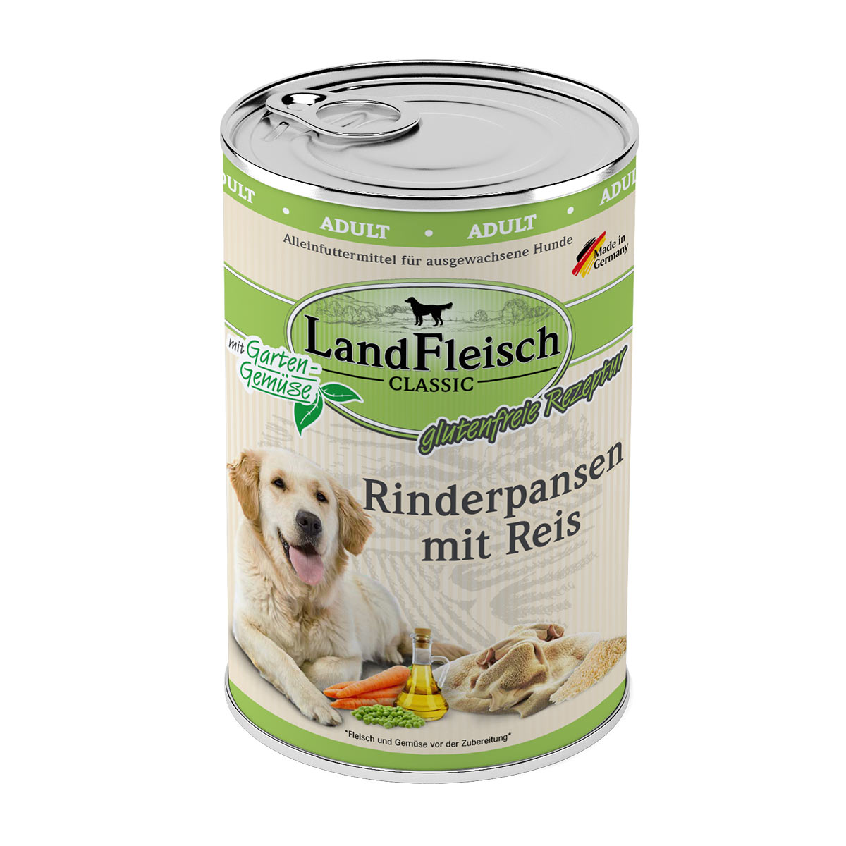 LandFleisch Dog Classic Rinderpansen mit Reis kaufen bei ZooRoyal