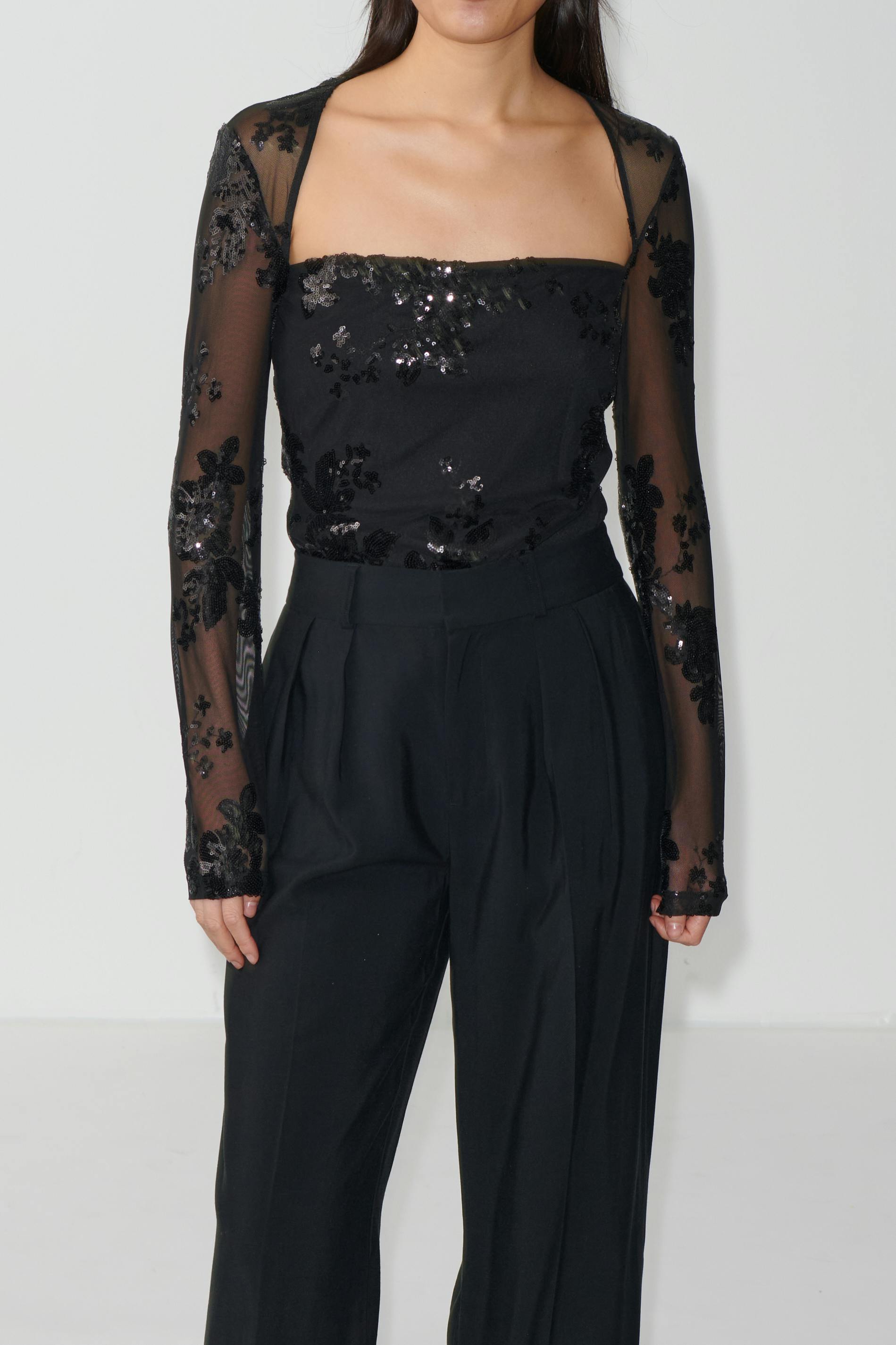 Square neck top