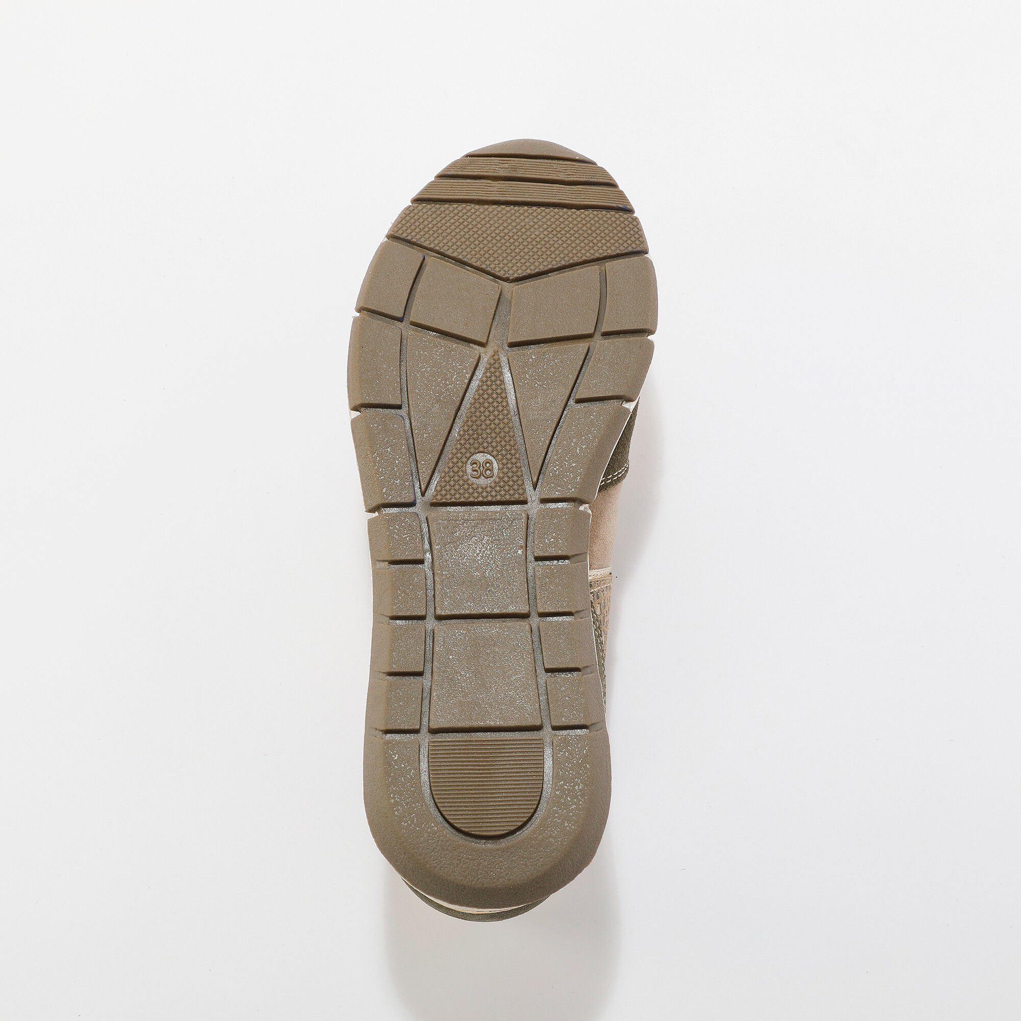 Baskets zippées en cuir empiècement python doré