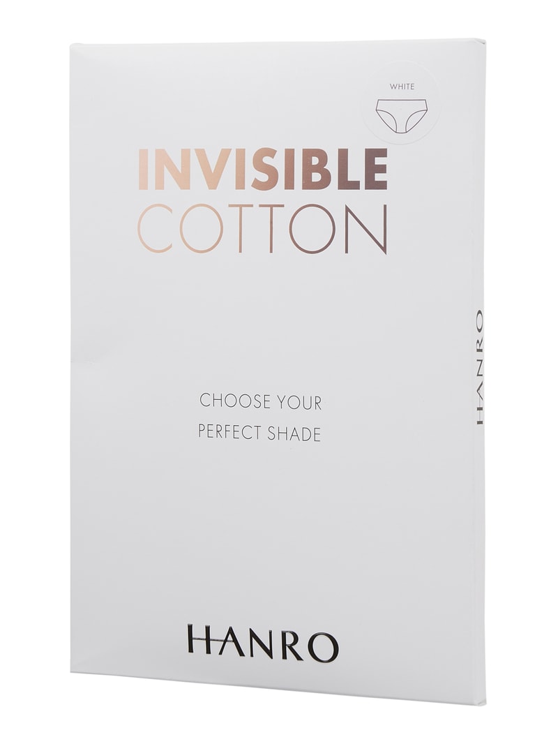 Slip aus Baumwoll-Elasthan-Mix Modell Invisible Cotton in weiß