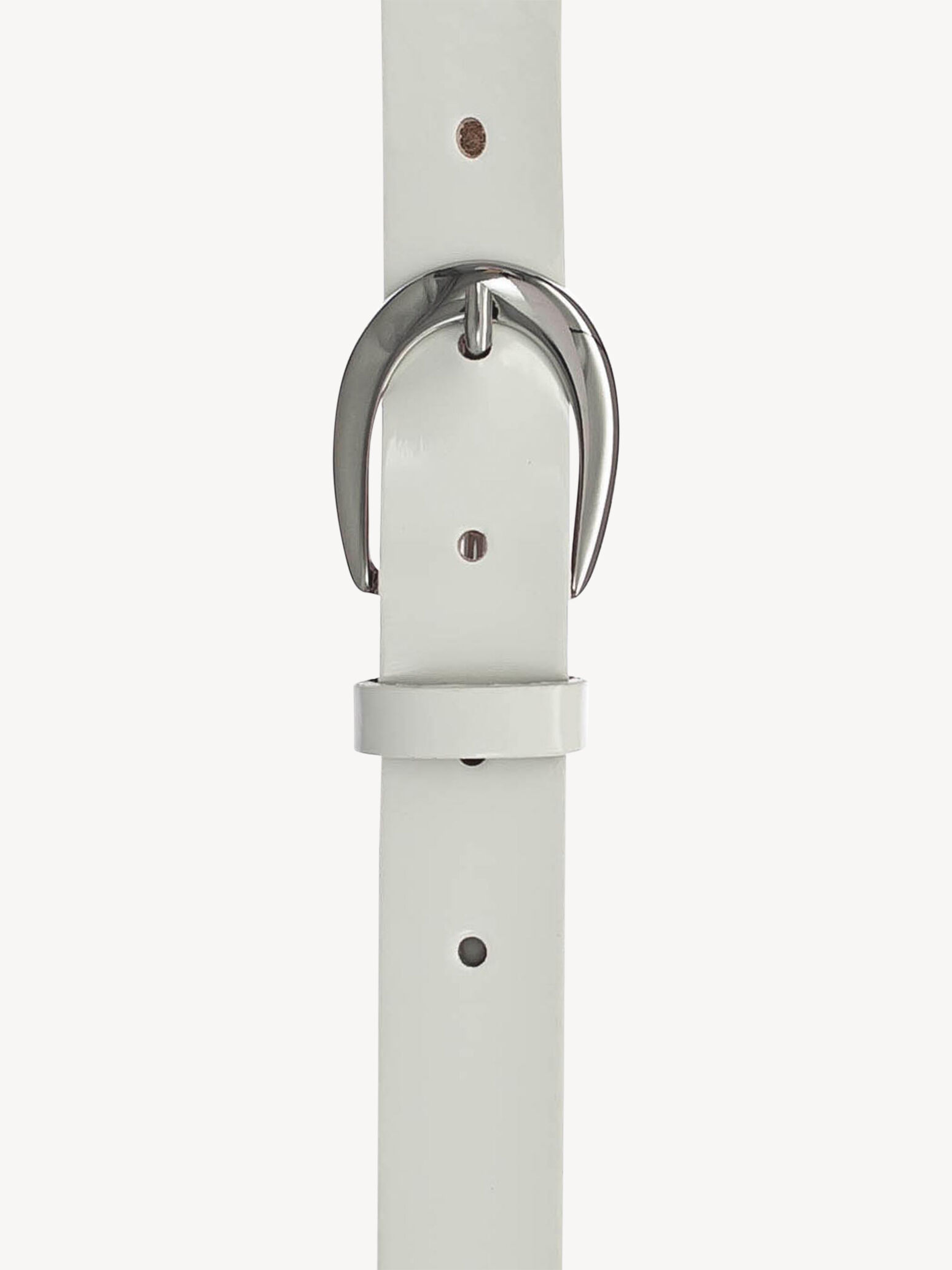 Ceinture en cuir - blanc