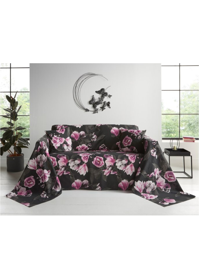 Tagesdecke mit Magnolien