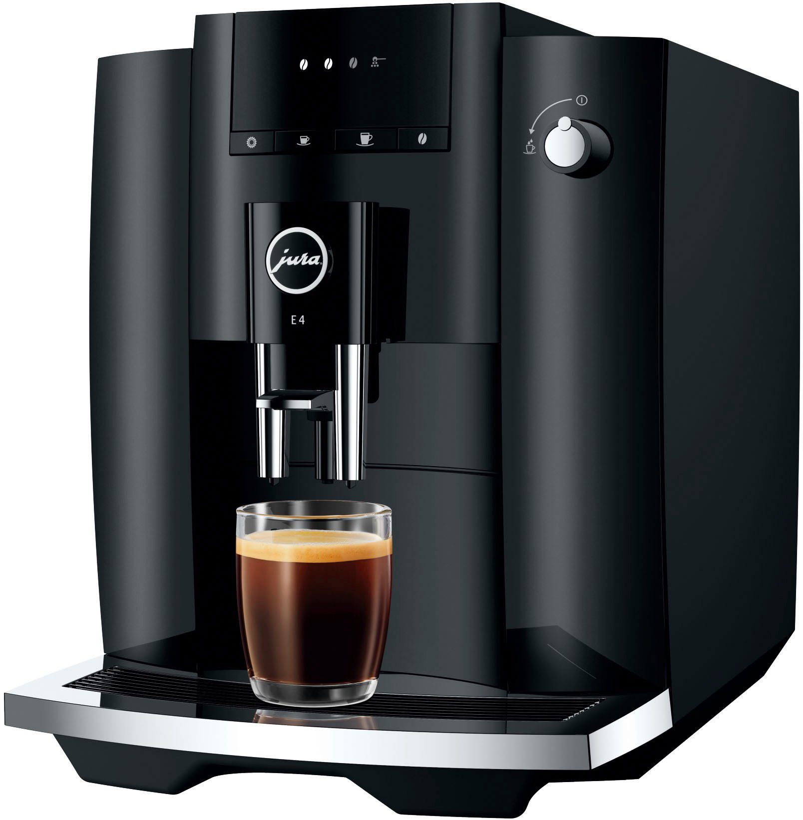 JURA Kaffeevollautomat 15435 E4 Piano Black (EA)