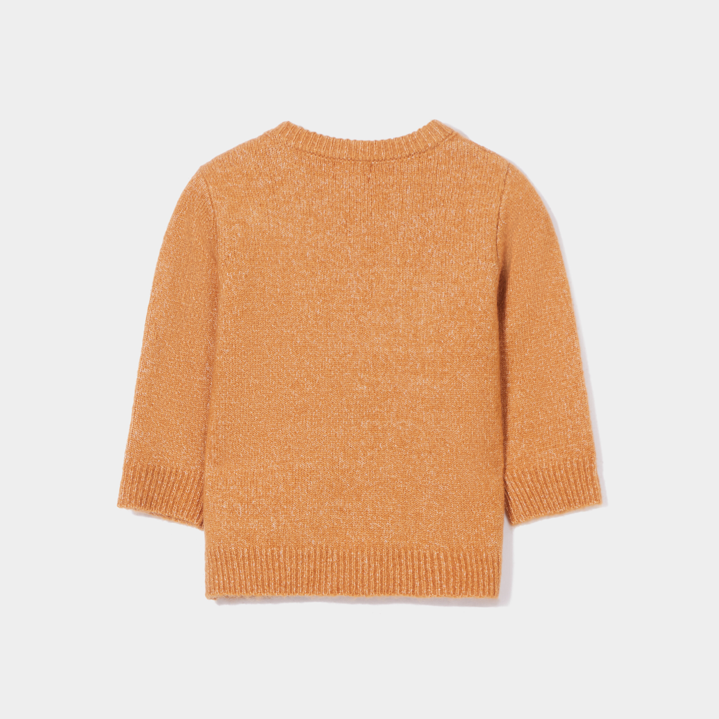 Pull épaule boutonnée Kimbaloo marron cognac bébé garçon | La Halle