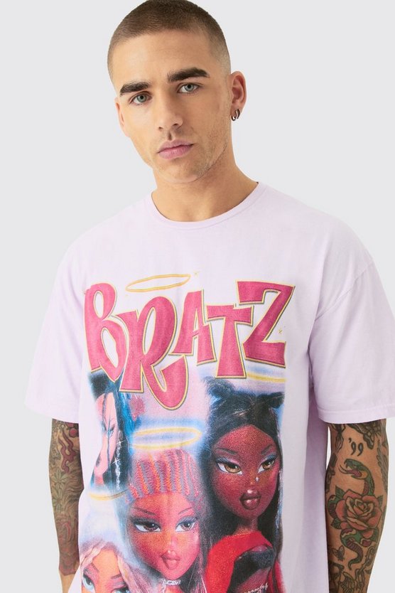 Oversize T-Shirt mit lizenziertem Bratz-Print