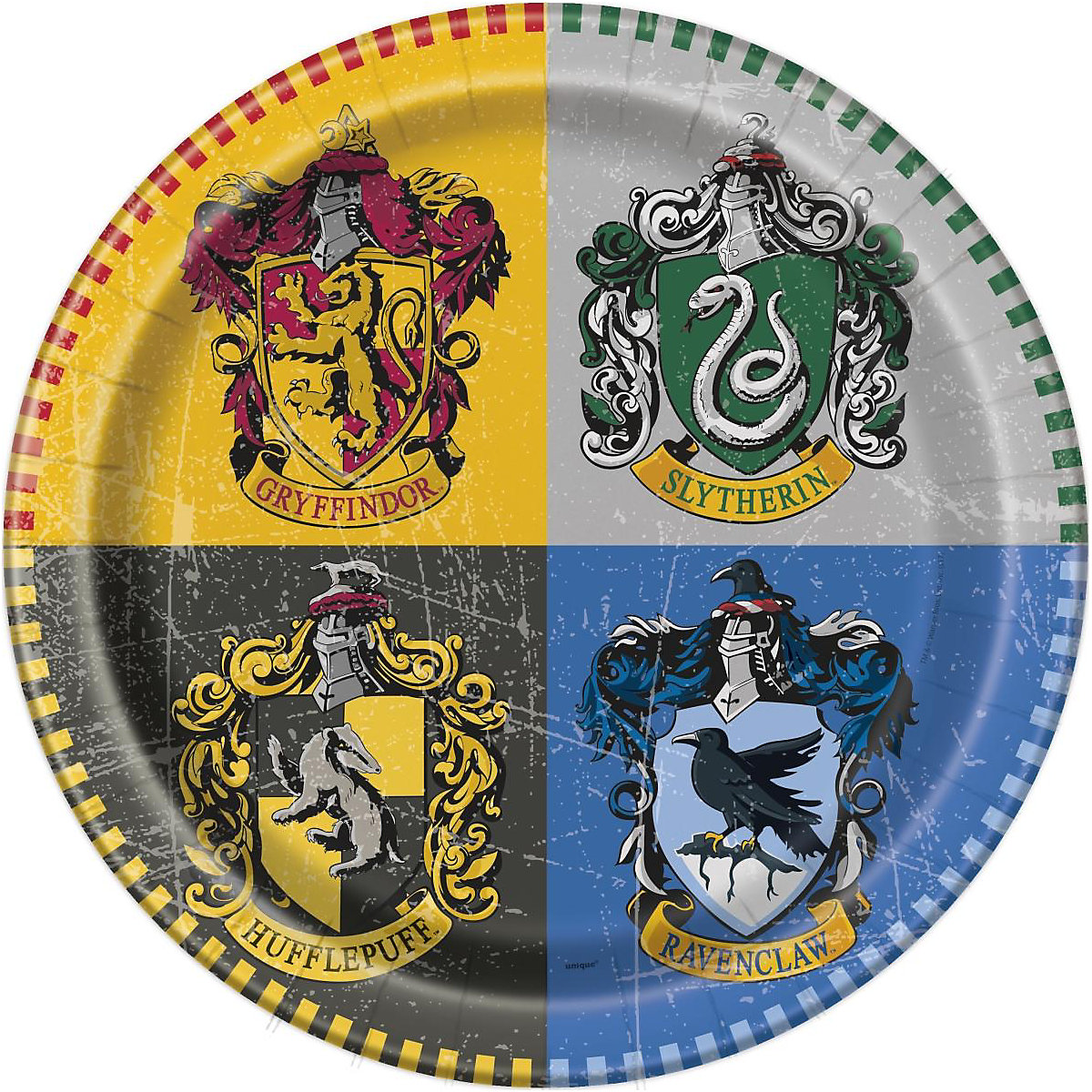 Papp-Partyteller Ø 23 cm Harry Potter, 8 Stück