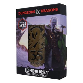 Dungeons & Dragons Metallbarren - 35th Anniversary Legend of Drizzt (Limited Edition)
