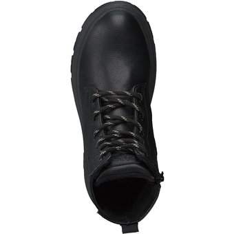 s.Oliver Schnür Boots in schwarz