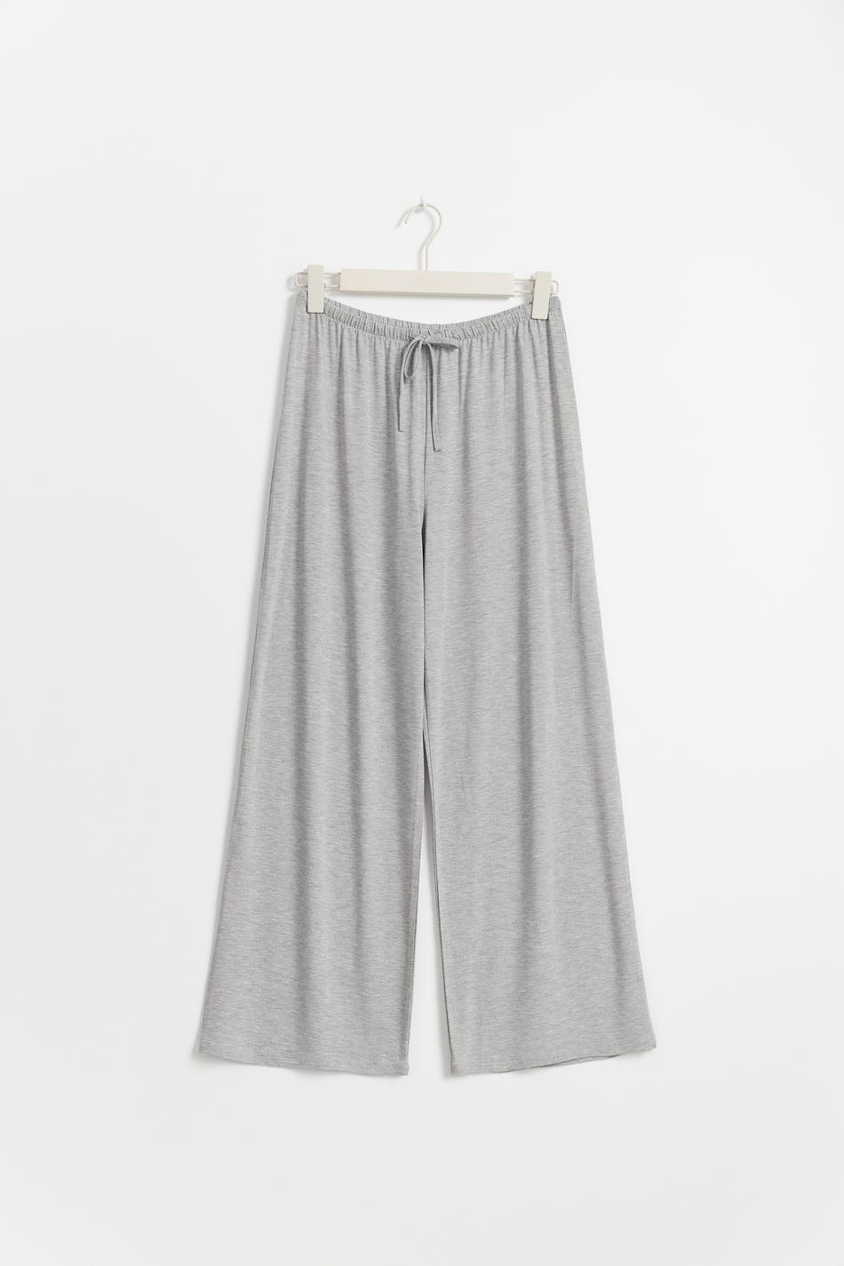 Drawstring wide trousers