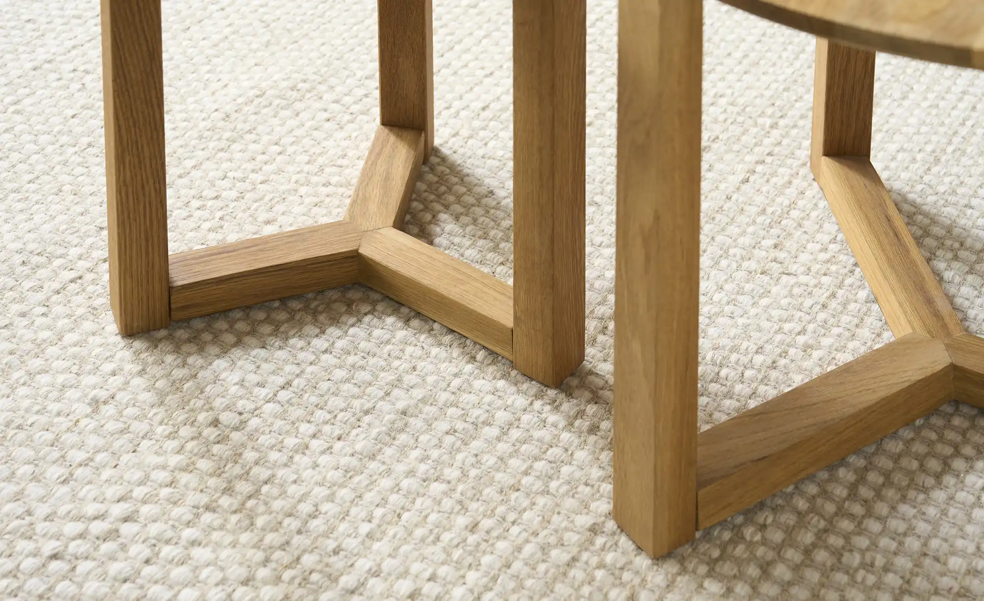 Couchtisch 3er Set Massivholz