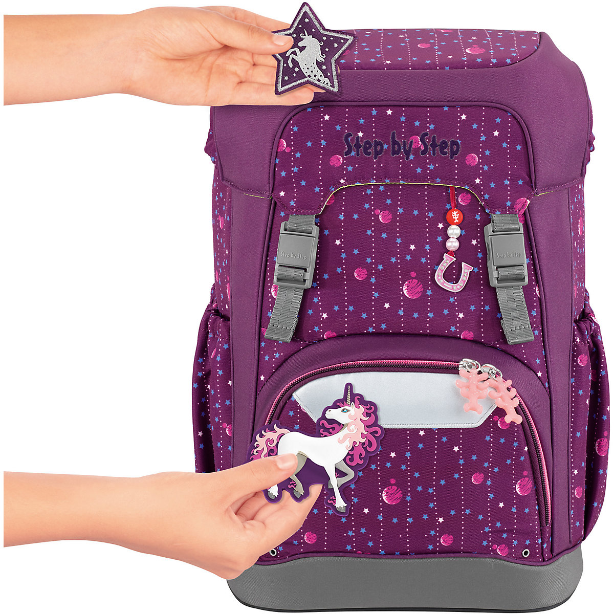 Schulrucksackset GIANT Dreamy Unicorn Nuala, 5-tlg. (2023)