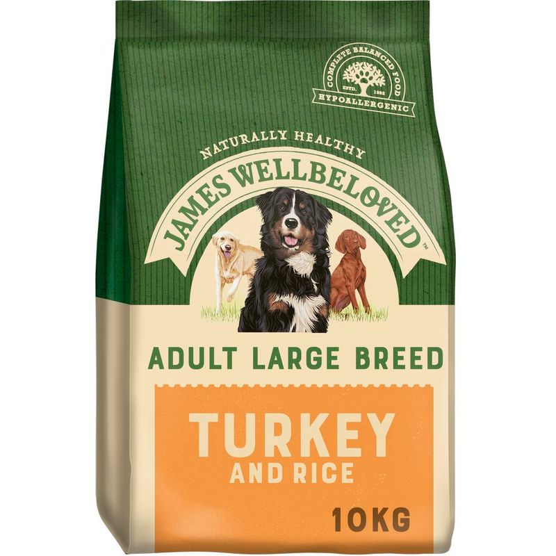 James Wellbeloved Adult Large Breed Dog Hypoallergenic Truthahn & Reis