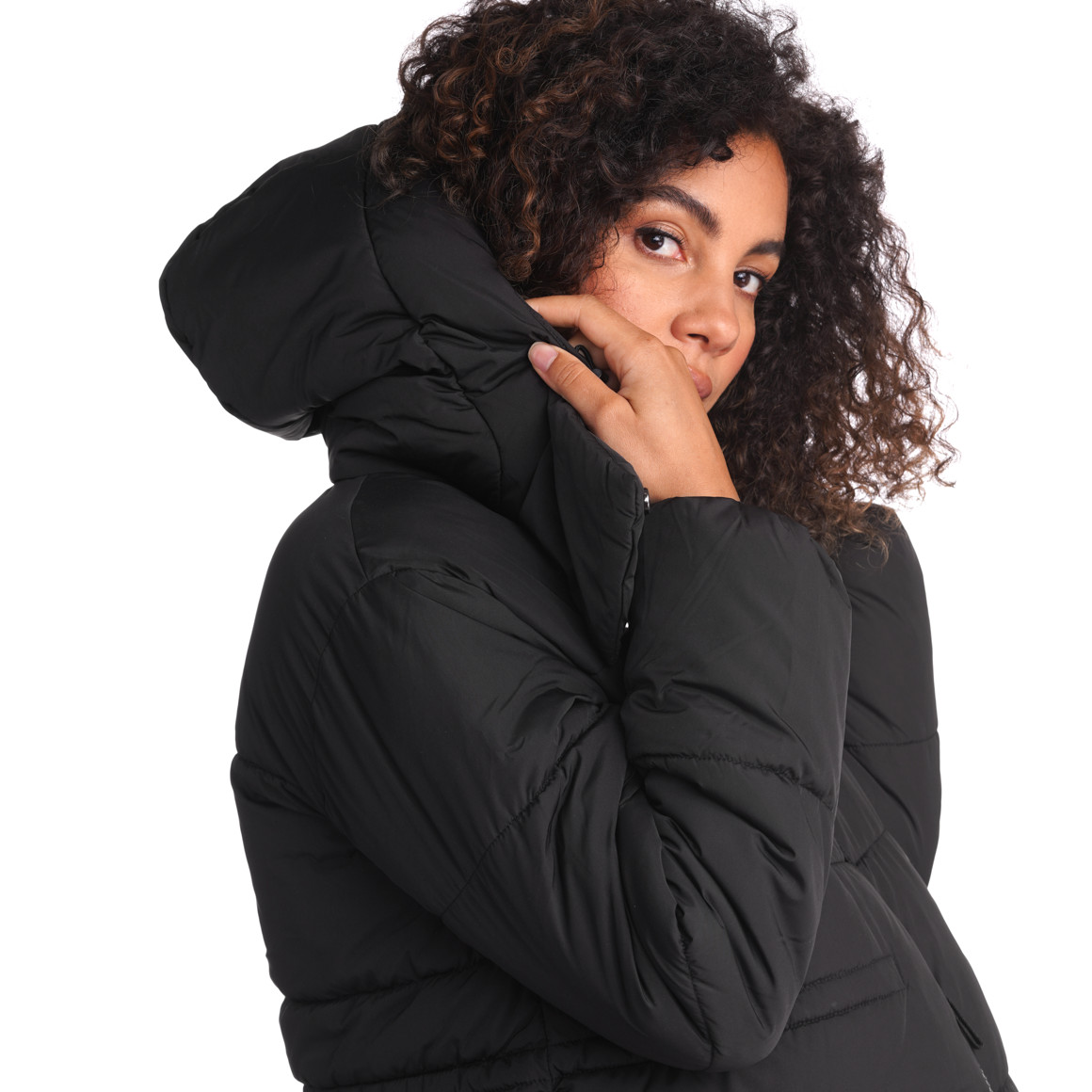 Damen Umstands-Puffermantel mit Tunnelzug