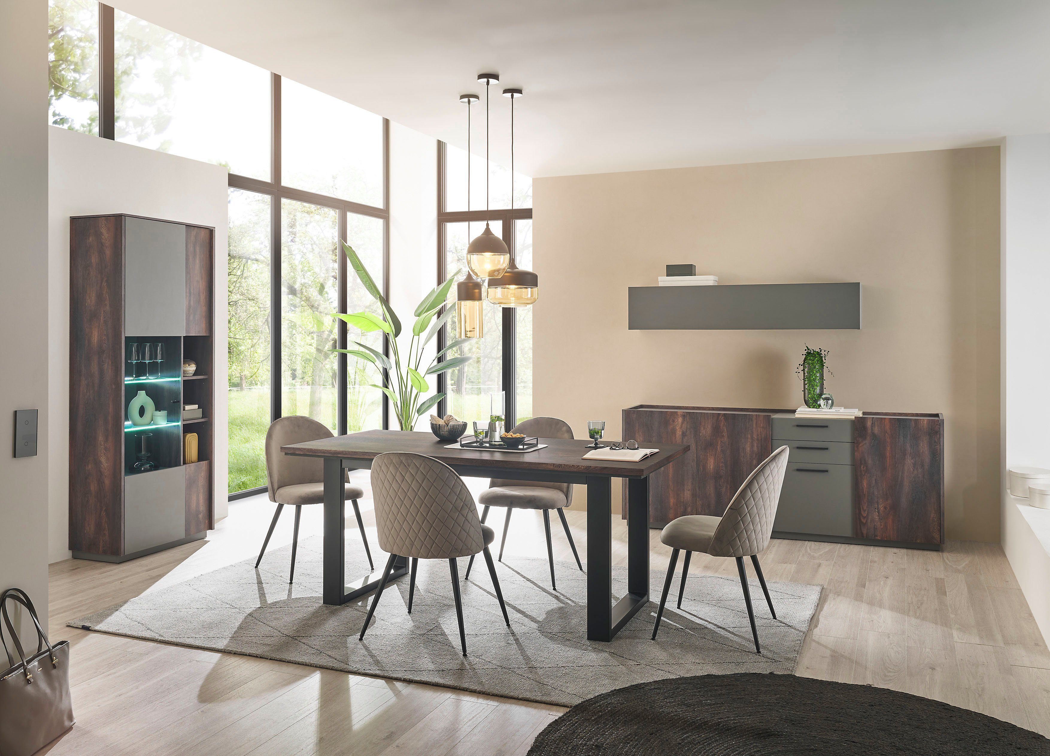 INOSIGN Esszimmer-Set LARGO, (Set, 4-St)