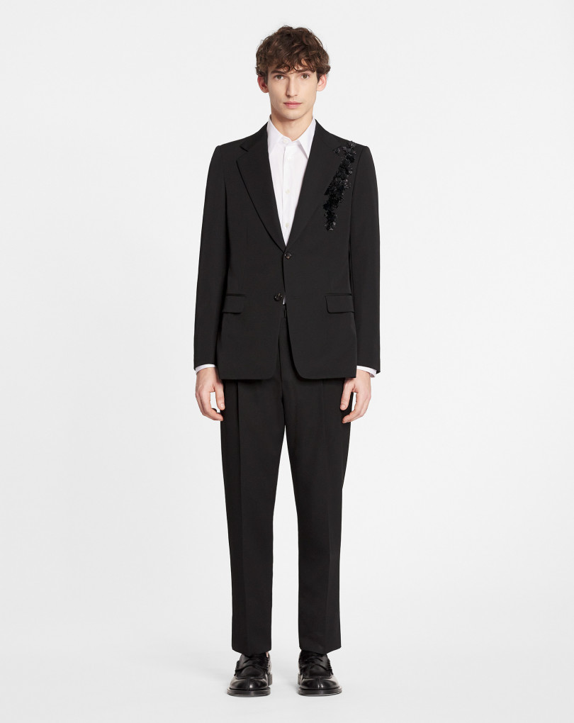 VESTE BRODÉE À BOUTONNAGE SIMPLE