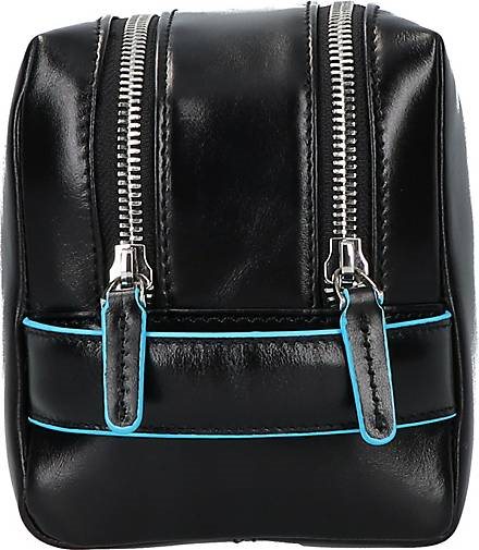 Piquadro Blue Square Kulturbeutel Leder 25 cm