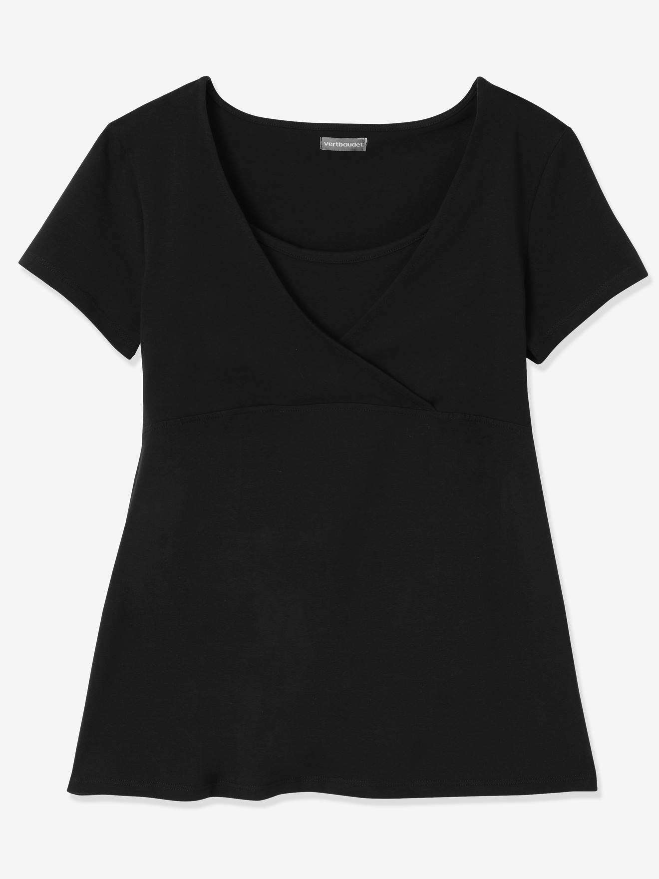 Vertbaudet 2er-Pack T-Shirts für Schwangerschaft & Stillzeit Oeko-Tex - pack marine/grau