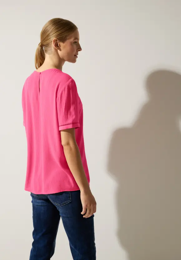Street One Bluse in Crinkle Optik