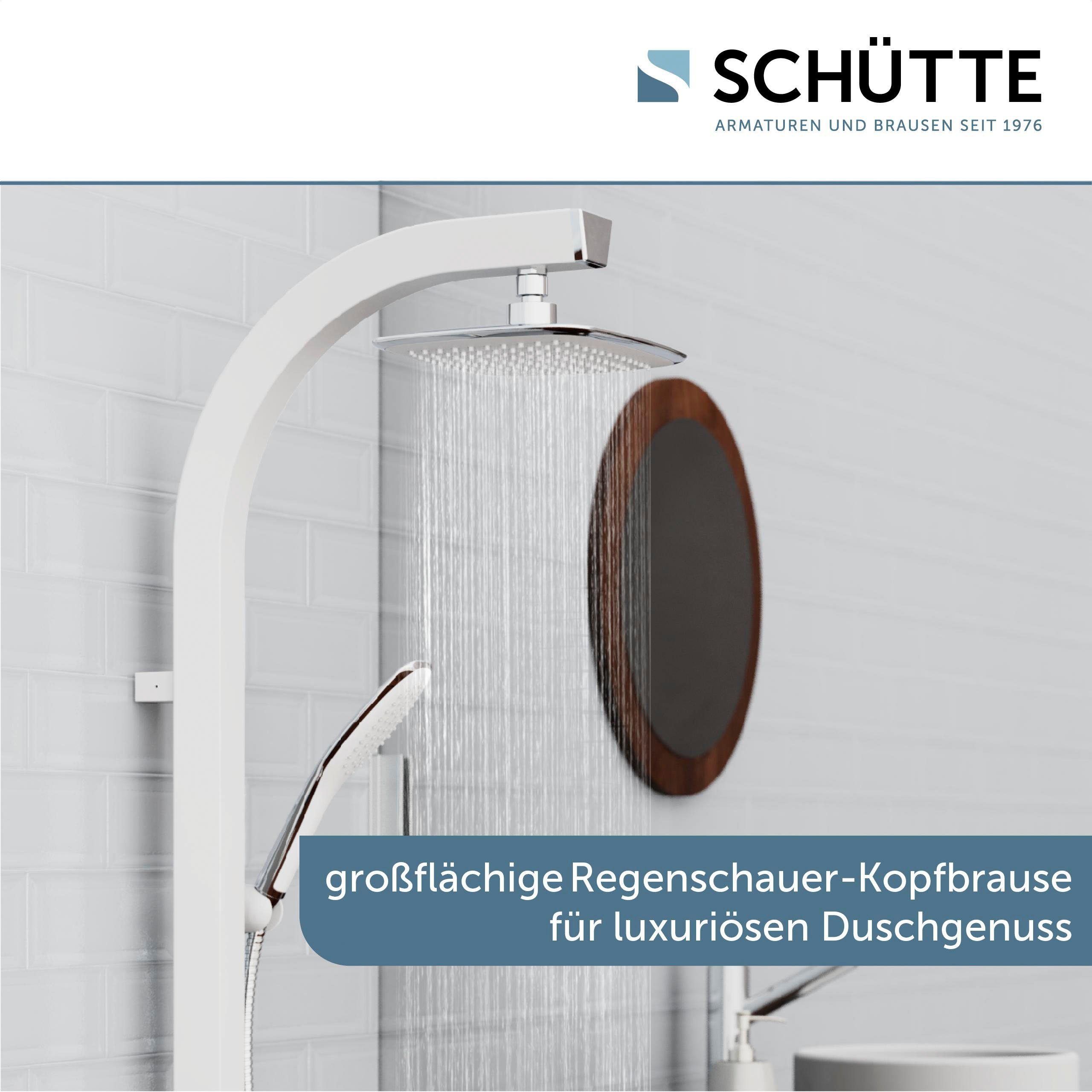 Schütte Brausegarnitur MADAGASKAR, Höhe 123 cm, Set, inkl. Wasserspardichtung, Antikalk, abnehmbare Seifenschale