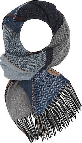 FRAAS Sustainability Edition - Schal mit gemustertem XL-Karo - Made in Germany
