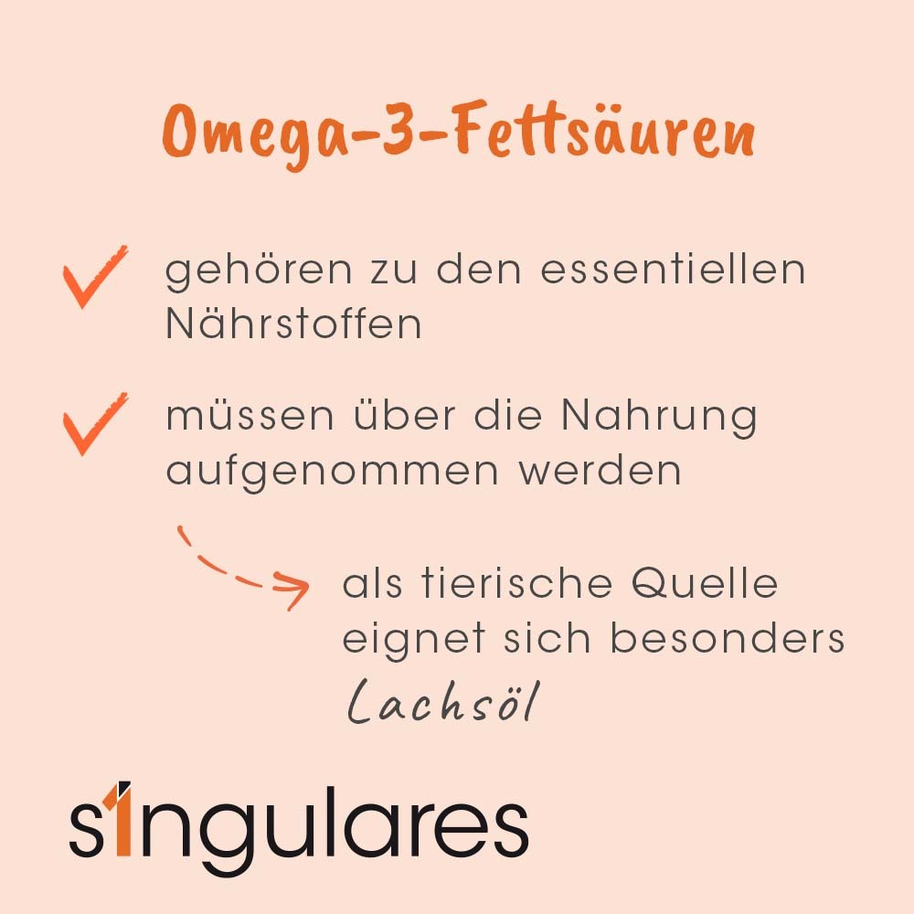 Singulares Ergänzungsfutter & Aufzucht Singulares Lachsöl