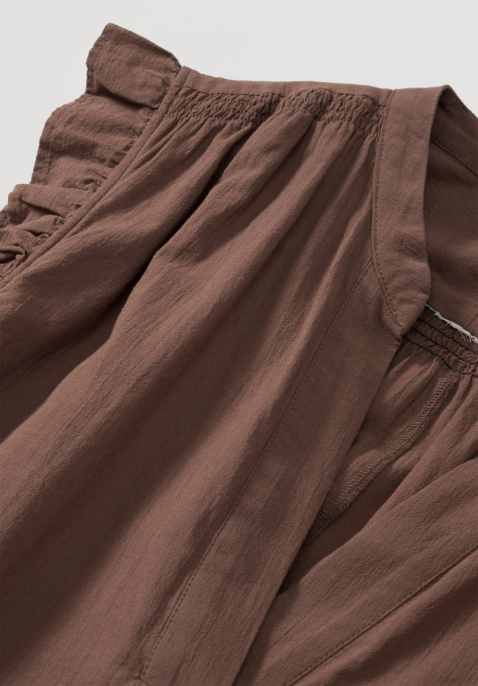 Crêpe-Kleid aus reiner Bio-Baumwolle