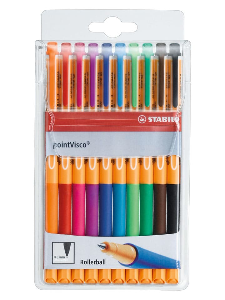 STABILO Tintenroller ''STABILO pointVisco'' - 10 Stück günstig kaufen onesize
